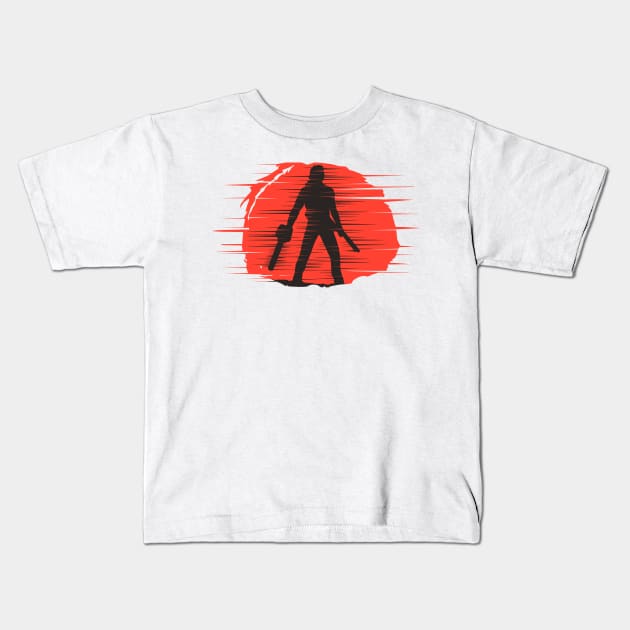 Ash W Kids T-Shirt by OneRedFox